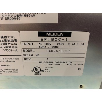 MEIDEN ua026/812R µPIBOC-I Industrial Computer